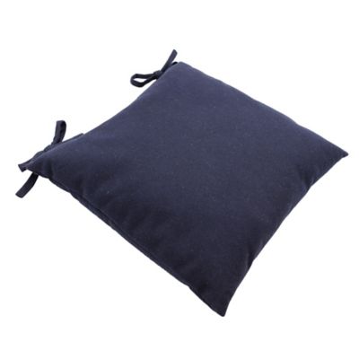 Galette de chaise coktail 40 x 40 cm bleu
