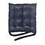 Galette de chaise Colours Havistan noir 40 x 40 cm