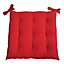 Galette de chaise Colours Zen rouge 40 x 40 cm