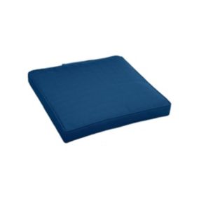 Galette de chaise de jardin Bleu Indigo - 40 x 40 cm - Hespéride