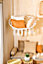 Galette de chaise Deco&Co curry beige L.40 x l.40 x ep.8 cm