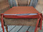 Galette de chaise Easy for life orange L.39 x l.39 x Ep.5cm