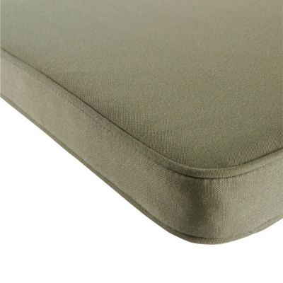 Galette de chaise GoodHome Tiga kaki 40 x 40 cm