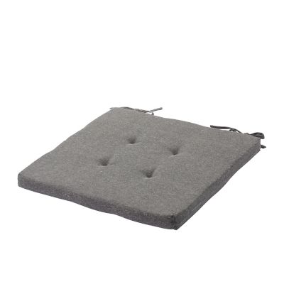 Galette de chaise gris L.40 x l.40 cm