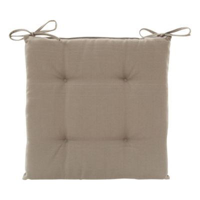 Galette de chaise Korai café 40x40cm - Hespéride