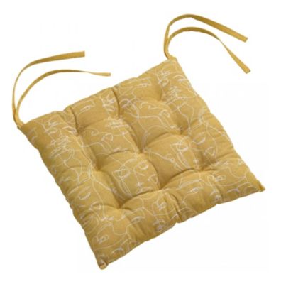 Galette de chaise matelassee Nymphea
