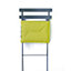 Galette de chaise rectangulaire Bistro verveine 37,5 x 29 cm Fermob