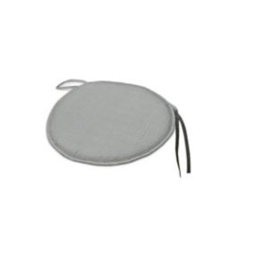 Galette de chaise ronde Cocos gris Ø38cm