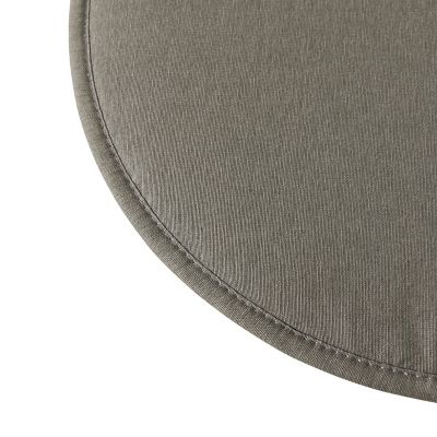 Galette de chaise ronde Cocos gris Ø38cm