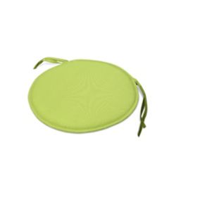 Galette de chaise ronde Cocos vert