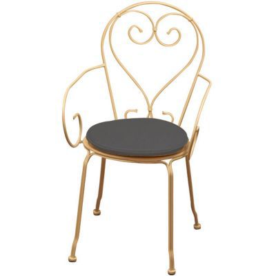 Galette de chaise ronde Peps anthracite ø38 cm, ép.30 mm