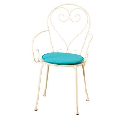 Galette De Chaise Ronde Peps Bleu O38 Cm Ep 30 Mm Castorama