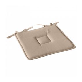 Galette Plate 40 x 40 cm 100 % Coton - 40x40cm - Naturel