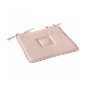 Galette Plate 40 x 40 cm 100 % Coton - 40x40cm - Rose clair