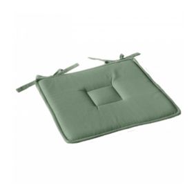 Galette Plate 40 x 40 cm 100 % Coton - 40x40cm - Vert foncé