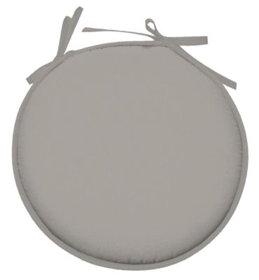 Galette ronde en polyester couleur uni