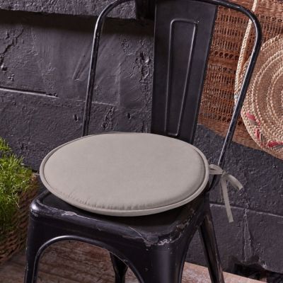 Galette ronde en polyester couleur uni