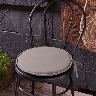 Galette ronde en polyester couleur uni