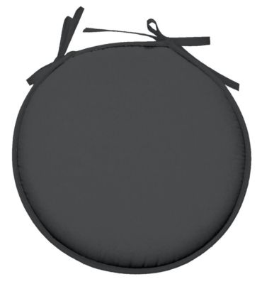 Galette ronde en polyester couleur uni