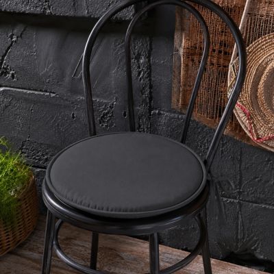 Galette ronde en polyester couleur uni