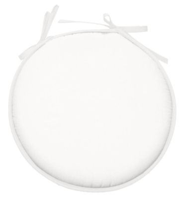 Galette ronde en polyester couleur uni