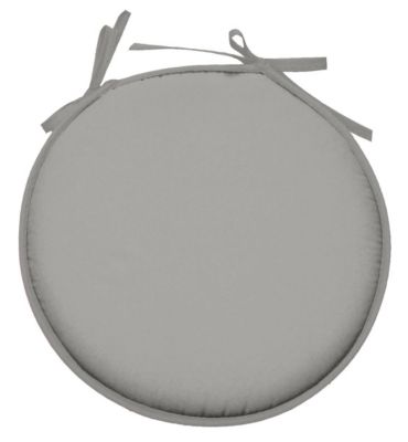 Galette ronde en polyester couleur uni