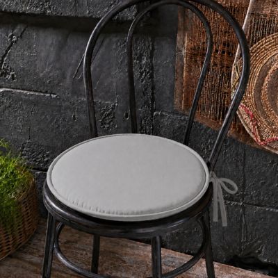 Galette ronde en polyester couleur uni