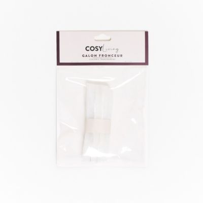 Galon fronceur L.350 x l.3,5cm Rocle, Cosy living