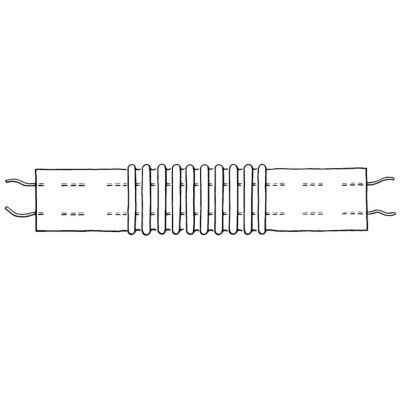 Galon fronceur pour rideau 35 mm L.6 m