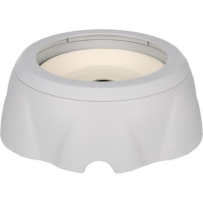 Gamelle anti éclaboussure d' eau Spill Rond Gris D24.2 cm pour chien
