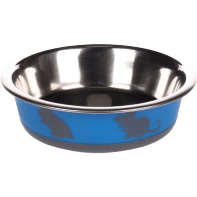 Gamelle Nelly taille D12.3 cm, 225 ml, couleur bleu pour rongeur.