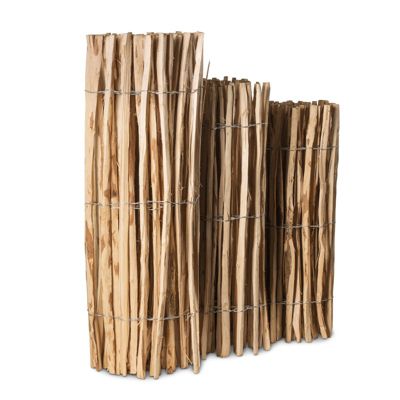 Ganivelle clôture en bois L 5m x H 0m80 - Espacement des piquets 3 à 5 cm