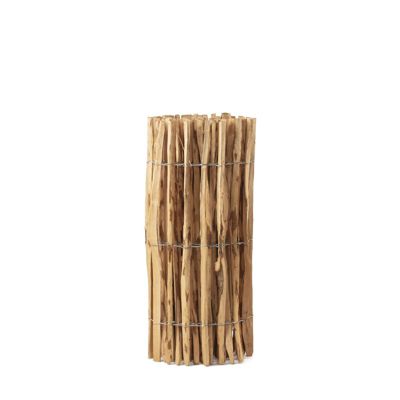 Ganivelle clôture en bois L 5m x H 0m80 - Espacement des piquets 3 à 5 cm