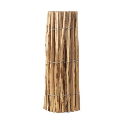 Ganivelle clôture en bois L 5m x H 1m20 - Espacement des piquets 3 à 5 cm