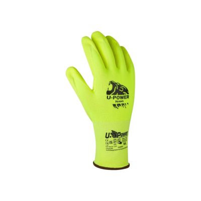 Gant anti-chaleur U-POWER UG00002, paume micro-mousse nitrile jaune ...