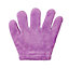 Gant de ménage microfibre violet taille unique L.21,5cm x l.17cm