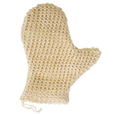 Gant exfoliant doux en sisal L.21 x l.16 cm
