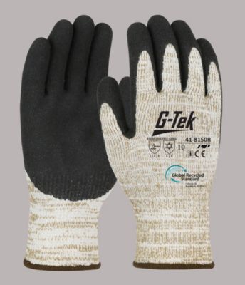 Gants anti-coupure D G-Tek 3RX™ enduit latex microsurface beige/noir T10 - PIP - FRANCE 41-8150R-10