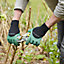 Gants de jardinage thermique enduit latex vert Verve - Taille 8 (M)