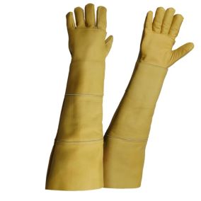 Gants de protection morsure et griffure d'animaux non venimeux beige Rostaing Animalys - Taille 9 (Taille L)
