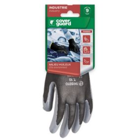 Gants de protection pour manutention et travaux de précision en nitrile Coverguard Taille 9