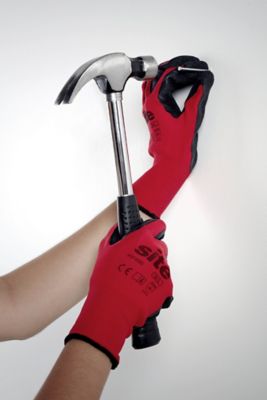 Gants en maille à revêtement latex Site, paquet de 5 - Taille 8 (M)