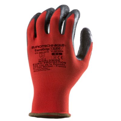 Gants en polyester latex Coverguard Eurolite - Taille 8 (M)