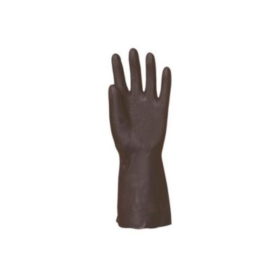 Gants EUROTECHNIQUE néoprène flocké coton 310mm noir T9 - EURO PROTECTION - 5309