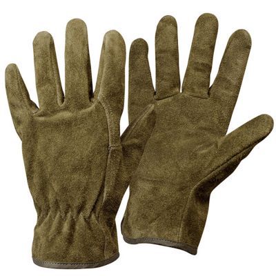 Paire de gants pour gros travaux de jardin en cuir taille 9 .B