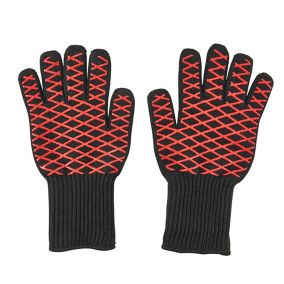 Gants pour barbecue GoodHome noir et rouge unisexe