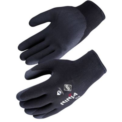 Gants spécial froid double couche Ninja Ice Singer Safety (Lot de 5) Noir 8