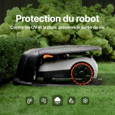 Garage abri M pour robot tondeuse de Segway Navimow