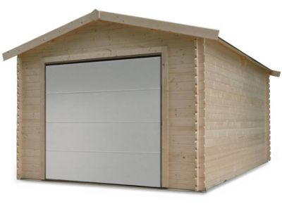 Garage bois "Traditional"  18.19 m²  3.58 x 5.08 x 2.82 m  28 mm