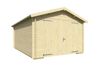 Garage double pentes en bois Lasita Maja Niki 34